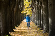 Cycling in the autumn.