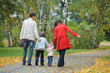 Happy Family In Park