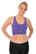 Junge Frau im Sportdress
