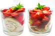 fruit jelly biscuit dessert with strawberry fruit jelly biscuit dessert with strawberry