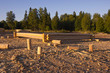 Building a new log cabins