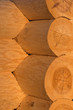 Corner of blockhouse from logs
