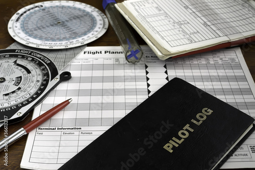 Photo: log book and tools log book and tools