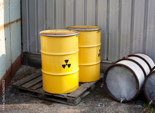 Photo: abandoned radioactive waste abandoned radioactive waste