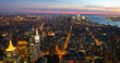 Manhattan at sunset