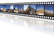 Filmstreifen Alpen