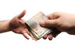 Giving money