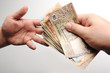 Giving money