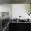 dettaglio del piano di lavoro in cucina moderna