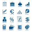 Banks and finance icon set