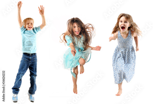 Photo: children jumping children jumping