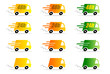 shipping icon set 1