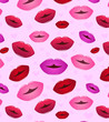 colorful lips