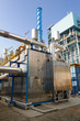 Industrial steam boiler in a power plant Industrial steam boiler in a power plant