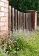 Photo: idyllic garden fence idyllic garden fence