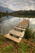 Landspace photo of still lake Landspace photo of still lake