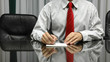 Foto: business manager in board room business manager in board room