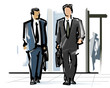 The office worker who goes to its office
