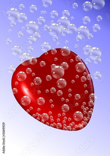 Illustration: Dissolving heart Dissolving heart