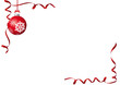 Vettoriale: Weihnachtskarte mit Weihnachtskugeln Weihnachtskarte mit Weihnachtskugeln