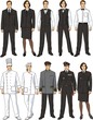 Workers of restaurant