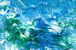paints on the white paper