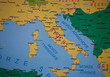 Detailed map of Italia Detailed map of Italia