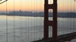 Sunrise at Golden Gate Bridge San Francisco Bay Vista View Point