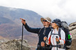 Couple Hiking in Himalaya Mountains