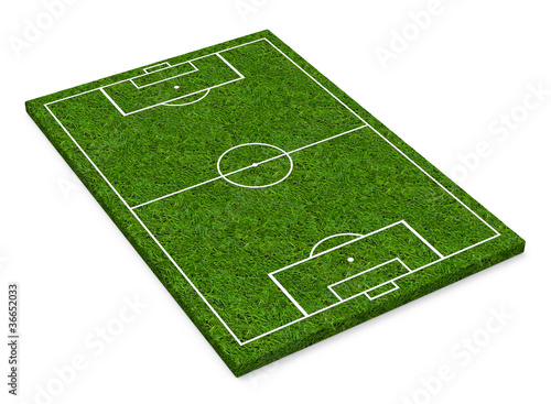 Illustration: Das Fußballfeld Das Fußballfeld