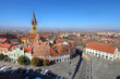 Sibiu aerial, Romania Sibiu aerial, Romania