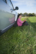 Foto: alone by the car alone by the car