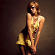 Fashion woman portrait wearing sunglasses on dark backgroun Fashion woman portrait wearing sunglasses on dark backgroun