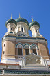 Domes of St. Nicholas Russian Orthodox Cathedral, Nice, France Domes of St. Nicholas Russian Orthodox Cathedral, Nice, France