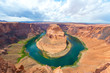 Horseshoe bend on the Colorado river, Arizona.