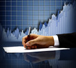 businessman's hand with pen