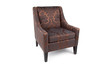 Patterened arm chair
