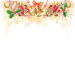 background with christmas symbols