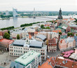 View over Old Town of Riga, Latvia