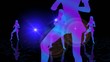 Lass die Puppen tanzen - blau 01