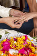wedding ring, Thai wedding ceremony showing wearing ring.