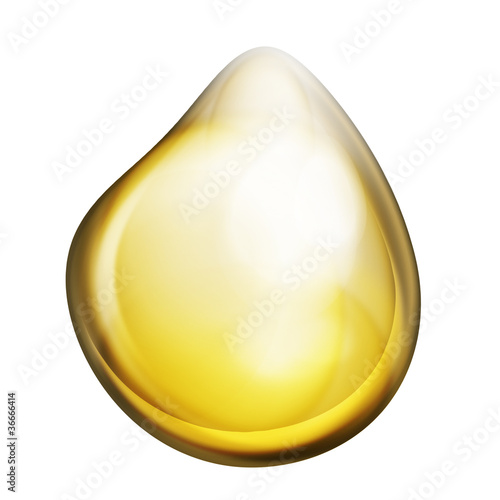 Illustration: goutte d'or - huile goutte d'or - huile