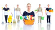 Cleaner maid woman.