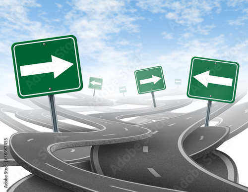 Illustration: Staying on course Staying on course