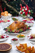Roasted Turkey and Christmas Tree