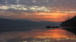Sunset on river. Sunset on river.