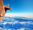 Man on the cliff