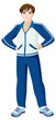 Sport Mascot Male Standing Sport Mascot Male Standing
