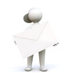 3D Man letter