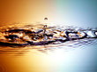 Wassertropfen stimmungsvoll